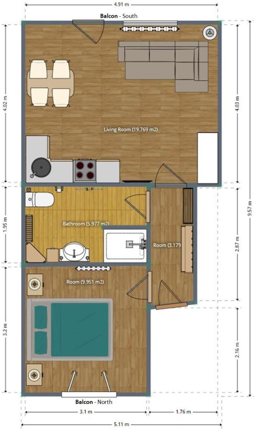 Tourist House Capricorn Apartment เบลด ห้อง รูปภาพ
